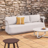 Three-seater outdoor sofa Tamaris made of aluminum