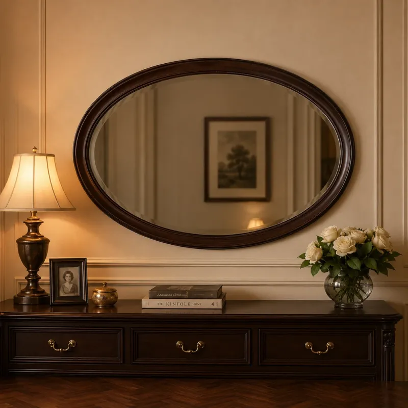 Овальное зеркало VERONA V-mirror