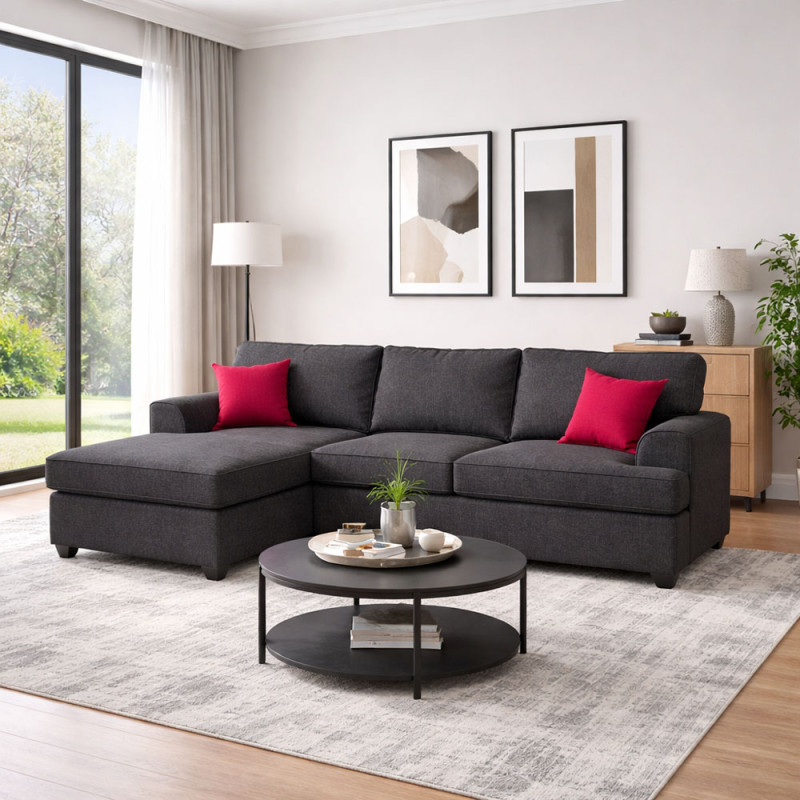 Corner sofa Alabama 3-seater