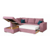 Corner sofa bed Nora 3-seater