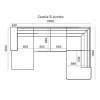Corner sofa Carelia S Jumbo