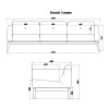 Sofa Smooth 3-seater