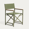Folding garden chair Tisno with an aluminum backrest