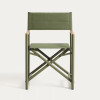 Folding garden chair Tisno with an aluminum backrest
