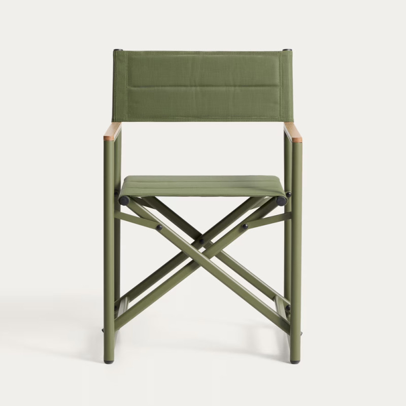 Folding garden chair Tisno with an aluminum backrest