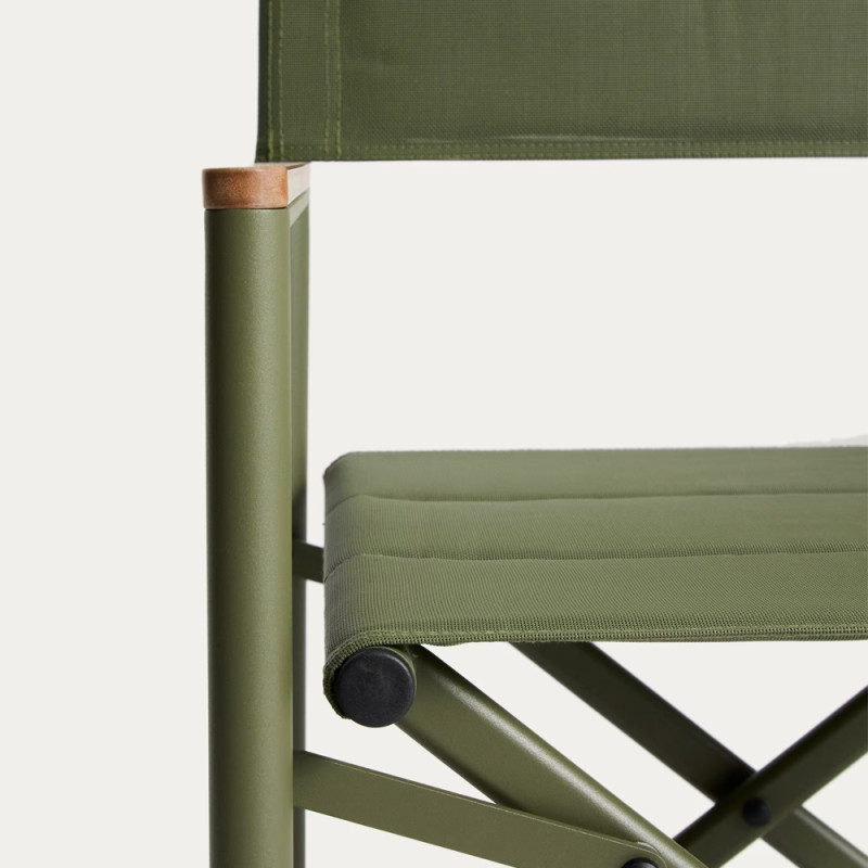 Folding garden chair Tisno with an aluminum backrest