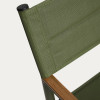 Folding garden chair Tisno with an aluminum backrest