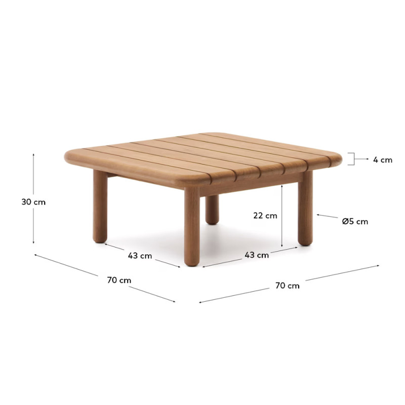 Diivanilaud 70 x 70 cm Turqueta