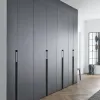Metal long handle black 2 pcs Stor