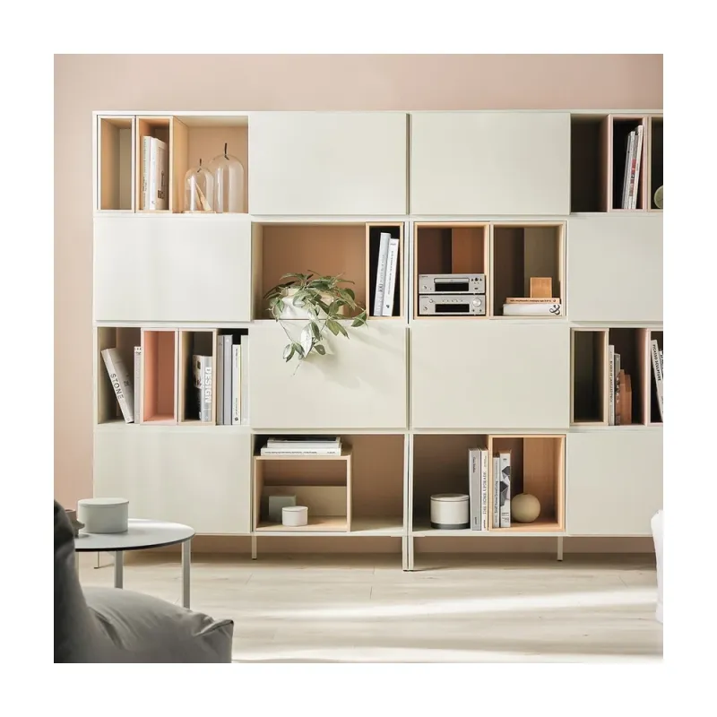 Double bookcase Into