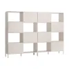 Double bookcase Into