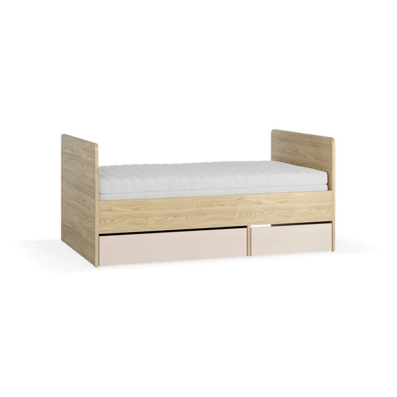 Кровать 90x160-200 с 1 ящиком Muve