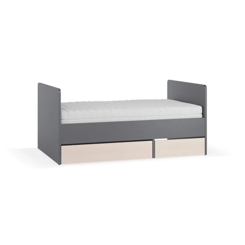 Кровать 90x160-200 с 1 ящиком Muve