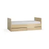 Growing bed 90x160-200 with 2 drawers Muve