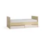 Growing bed 90x160-200 with 2 drawers Muve
