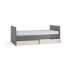 Growing bed 90x160-200 with 2 drawers Muve