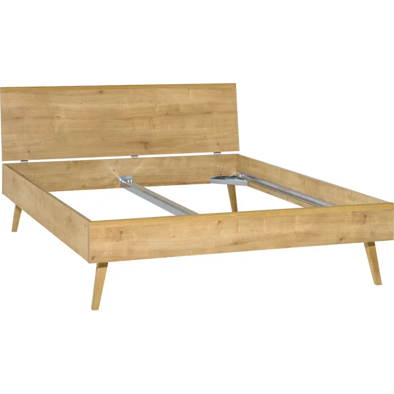 Bed with flat headboard Nature 180x200