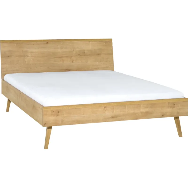 Bed with flat headboard Nature 180x200