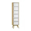 Open narrow bookcase Nature
