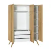 3-door wardrobe Nature