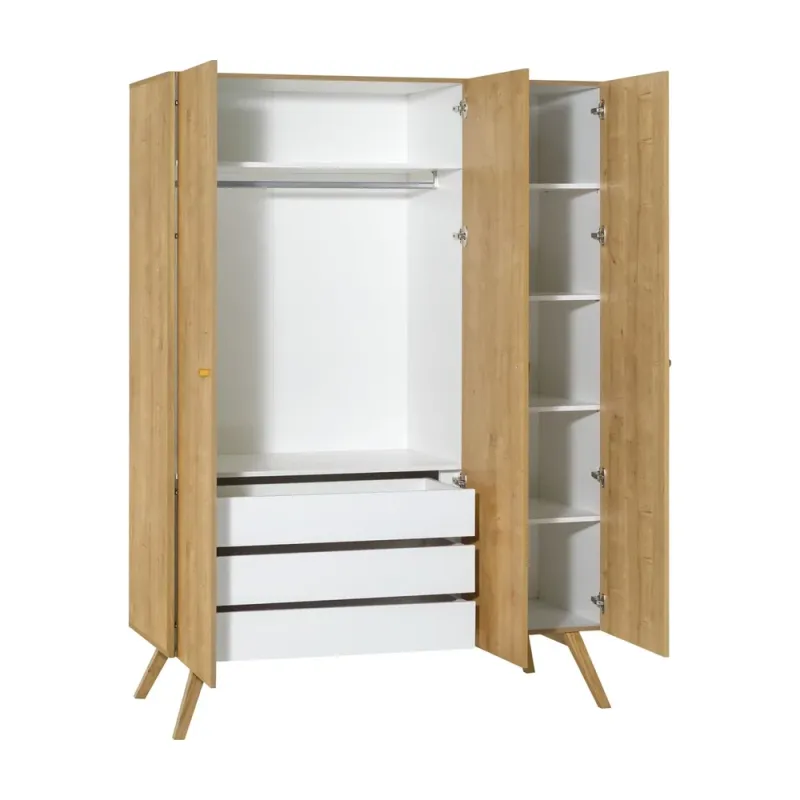 3-door wardrobe Nature