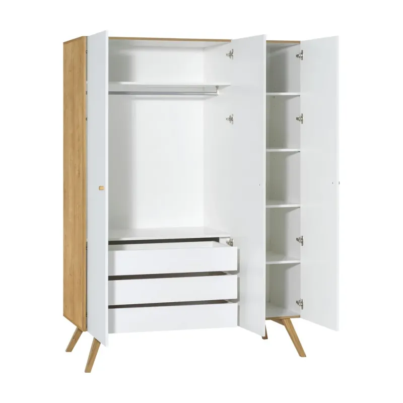 3-door wardrobe Nature