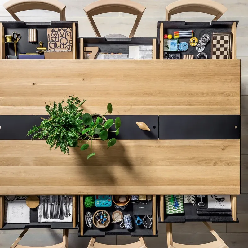 Table with drawers Nature