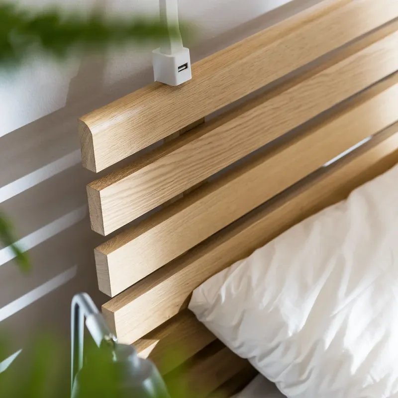 Кровать с ажурным изголовьем Nature 140х200