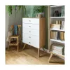 Open narrow bookcase Nature