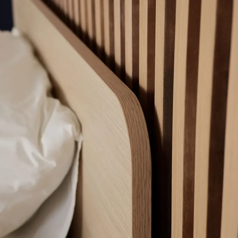 Single bed with straight headboard 120x200 OMM