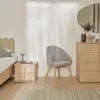 Bedside table with 2 drawers OMM