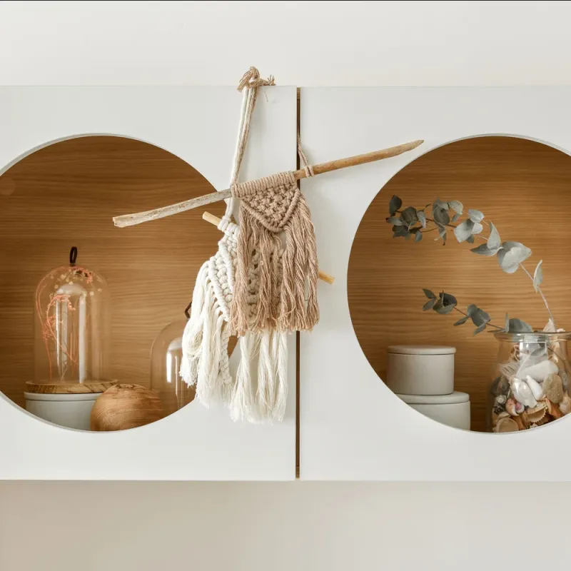 Wide wall shelf with front arrangement 3 Reli