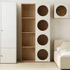 Wide bookcase with front arrangement 6 Reli