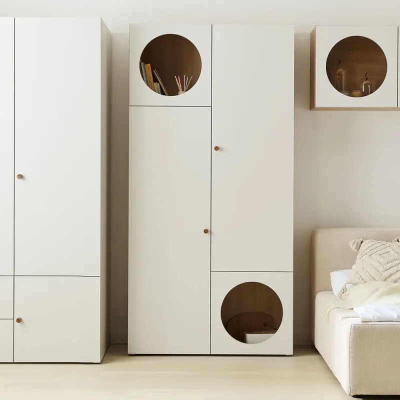 Wide bookcase with front arrangement 5 Reli