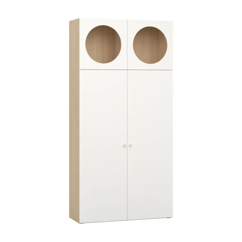Wide bookcase with front arrangement 4 Reli
