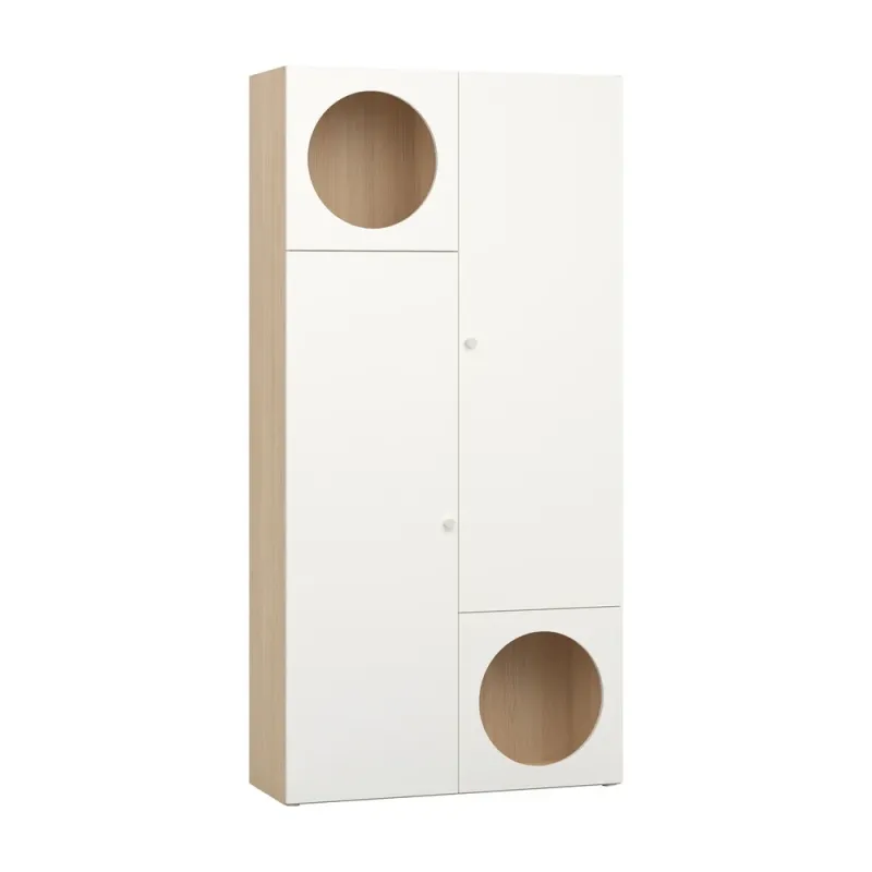 Wide bookcase with front arrangement 5 Reli