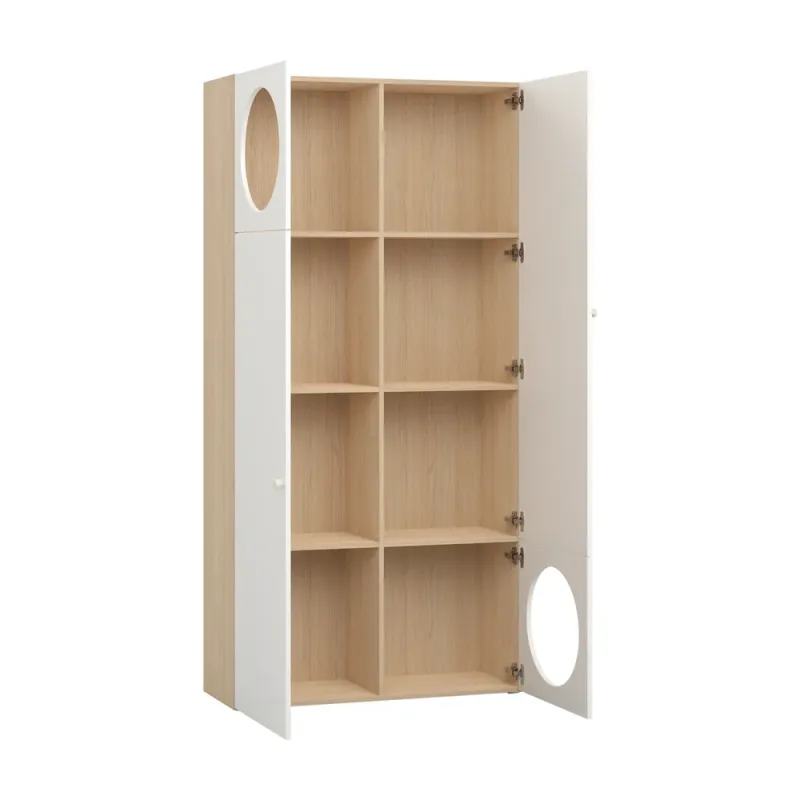 Wide bookcase with front arrangement 5 Reli