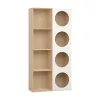 Wide bookcase with front arrangement 6 Reli