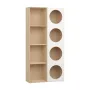 Wide bookcase with front arrangement 6 Reli