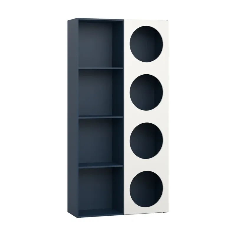 Wide bookcase with front arrangement 6 Reli