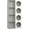 Wide bookcase with front arrangement 6 Reli