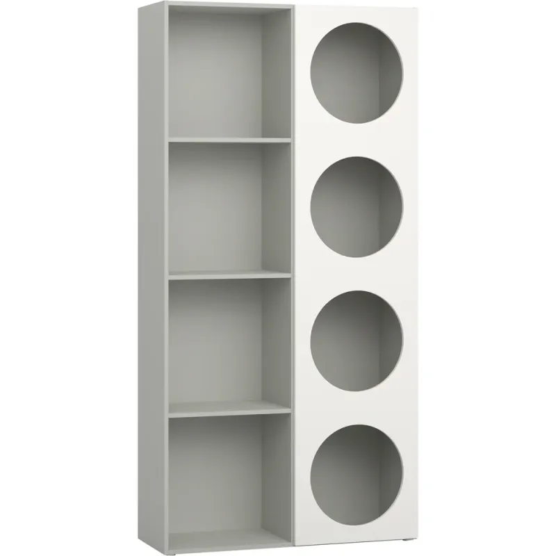 Wide bookcase with front arrangement 6 Reli