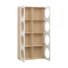Wide bookcase with front arrangement 7 Reli