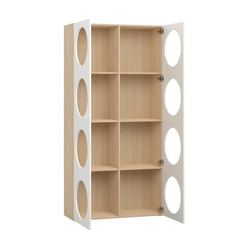 Wide bookcase with front arrangement 7 Reli