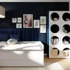 Wide bookcase with front arrangement 7 Reli