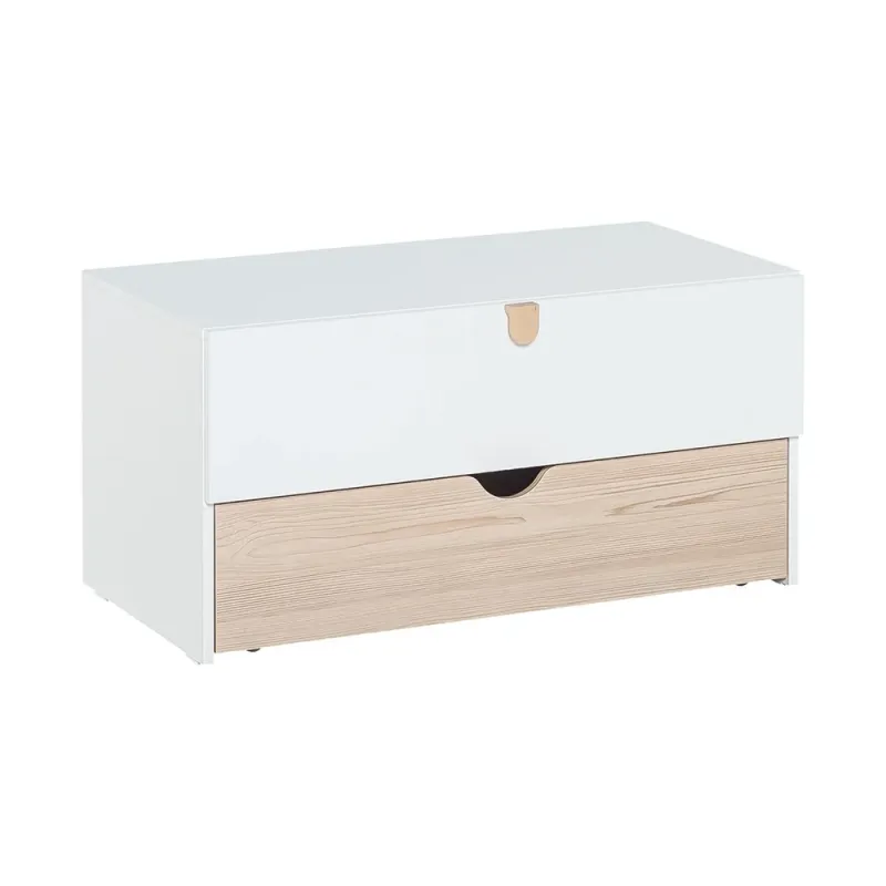 Storage unit with drawer and movable container Stige