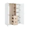 3-door wardrobe Stige