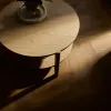 Круглый журнальный столик с поворотной полкой Well