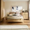 Bed 160x200 with shelves Well