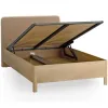 Bed 120x200 with upholstered slanted headboard Well